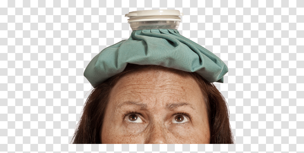 Ice Pack For Head, Face, Person, Human Transparent Png
