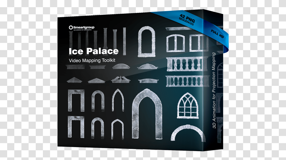 Ice Palace Video Mapping Winter Graphic Design, Word, Poster, Advertisement Transparent Png