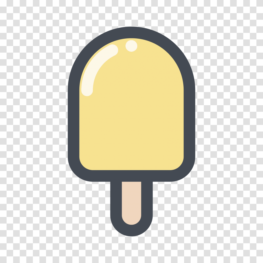 Ice Pop Yellow Icon, Light Transparent Png