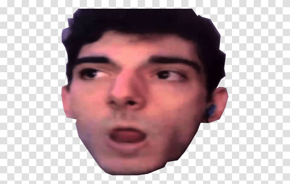 Ice Poseidon With Arm Gif Tongue Thing Homie Gif, Face, Person, Head, Man Transparent Png
