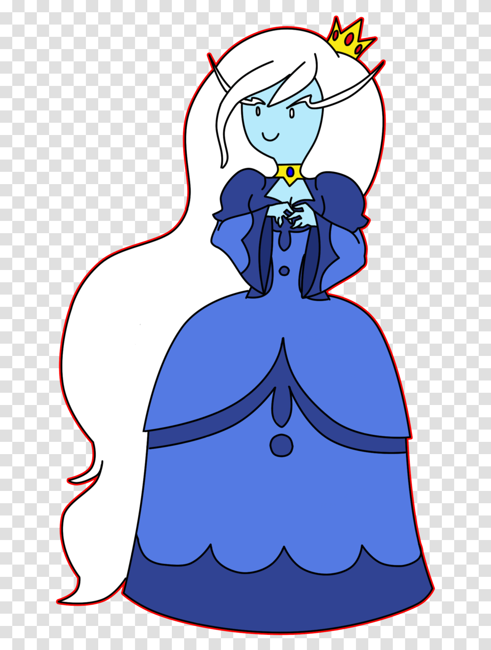 Ice Queen Adventure Time Princesses Ice Queen Adventure Time, Clothing, Graphics, Art, Pattern Transparent Png