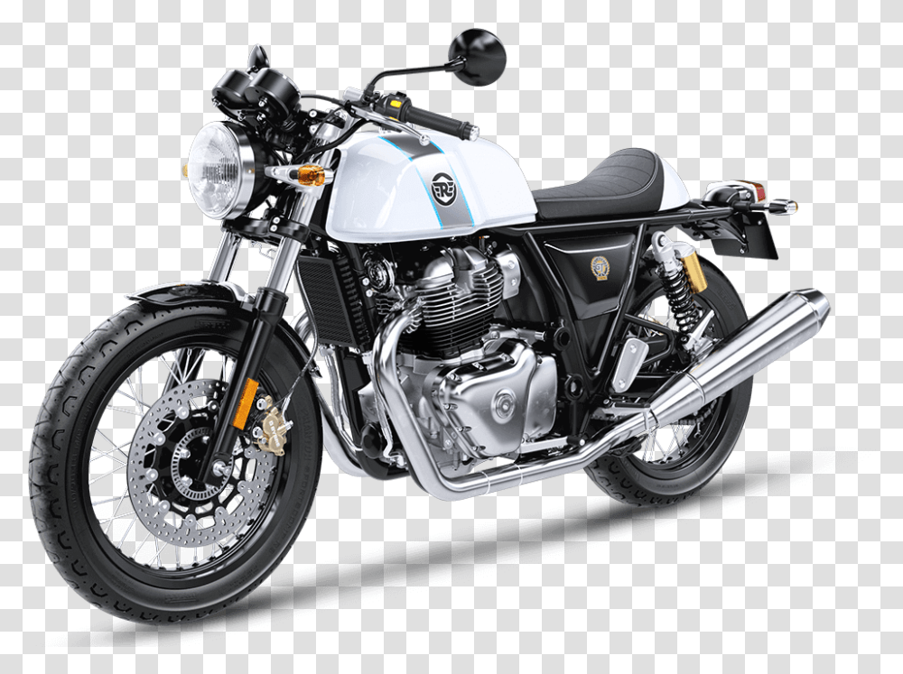 Ice Queen Front 3 Quarter Royal Enfield Continental Gt, Motorcycle, Vehicle, Transportation, Wheel Transparent Png