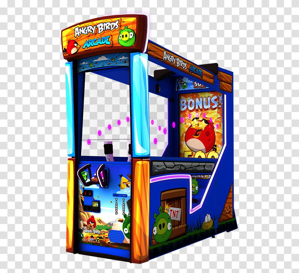 Ice S Angry Birds Arcade Sega Arcade, Bus, Vehicle, Transportation, Pac Man Transparent Png