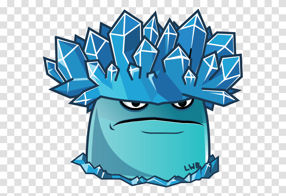Ice Shroom By Lolwutburger Pvz Heroes Ice Shroom, Animal, Paper Transparent Png