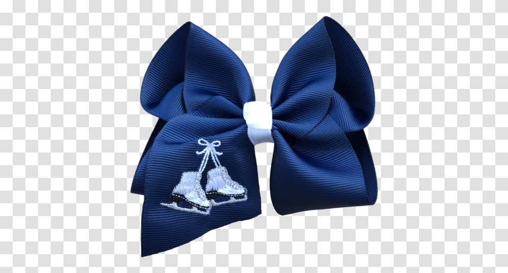 Ice Skate Embroidered Bow Ribbon Seal, Tie, Accessories, Accessory, Necktie Transparent Png