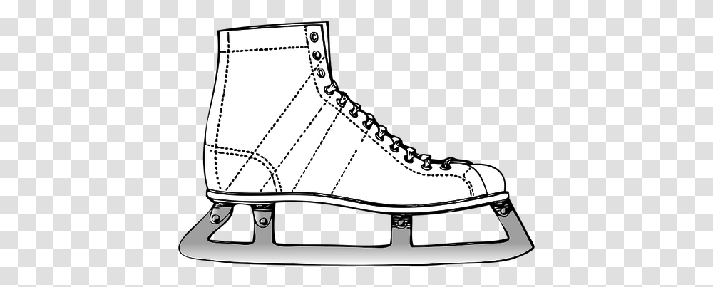 Ice Skate Vector Image, Apparel, Footwear, Shoe Transparent Png