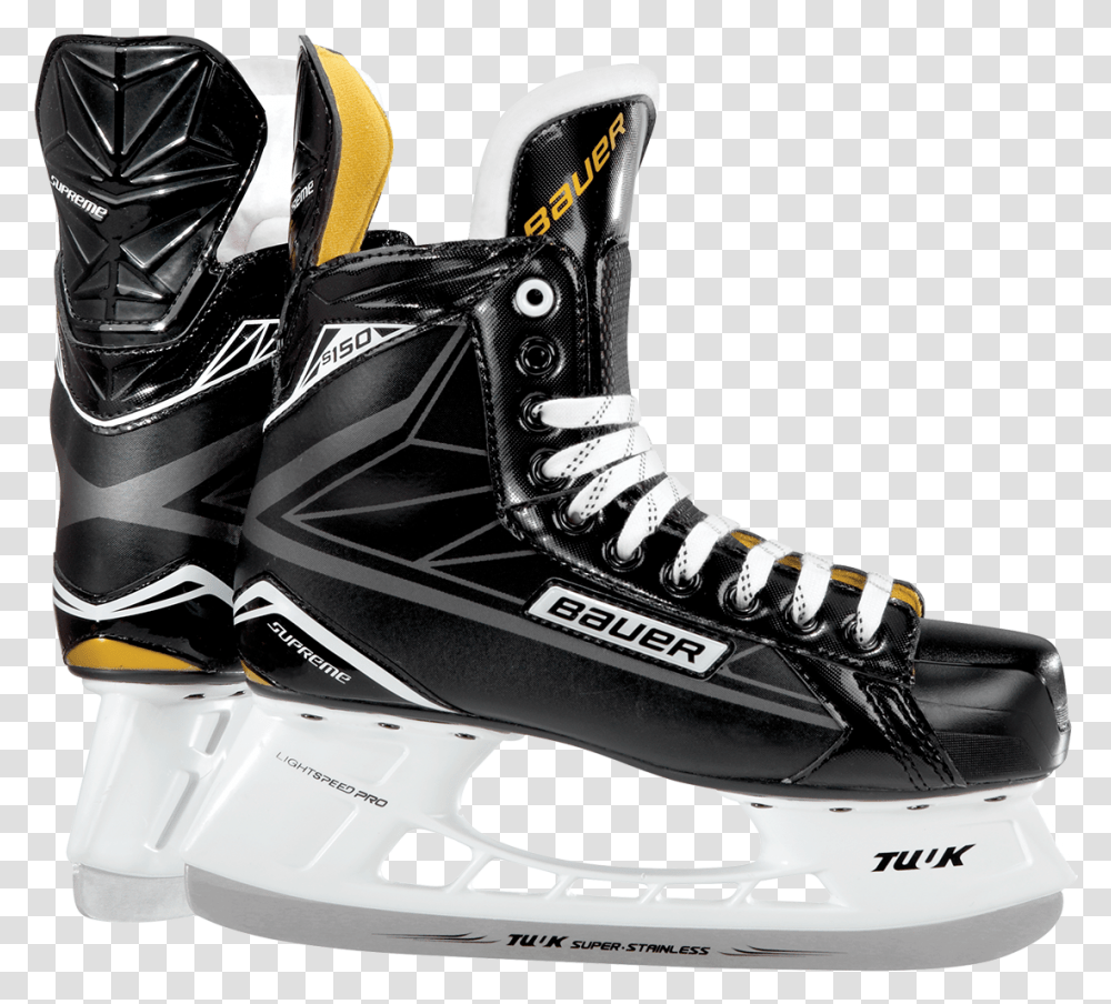 Ice Skates Bauer Supreme S150 Skates, Shoe, Footwear, Apparel Transparent Png