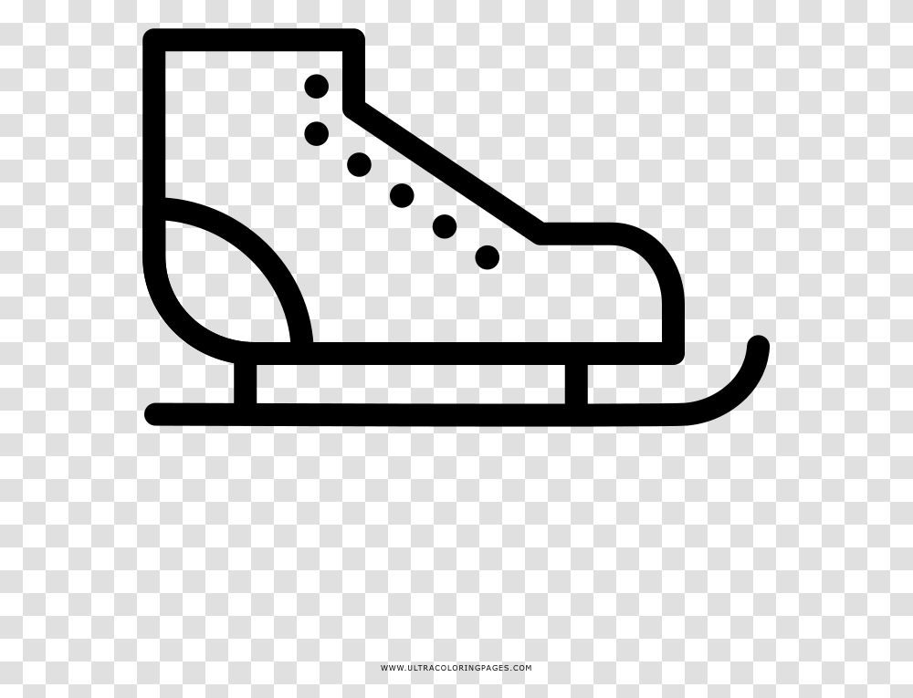 Ice Skates Coloring, Gray, World Of Warcraft Transparent Png