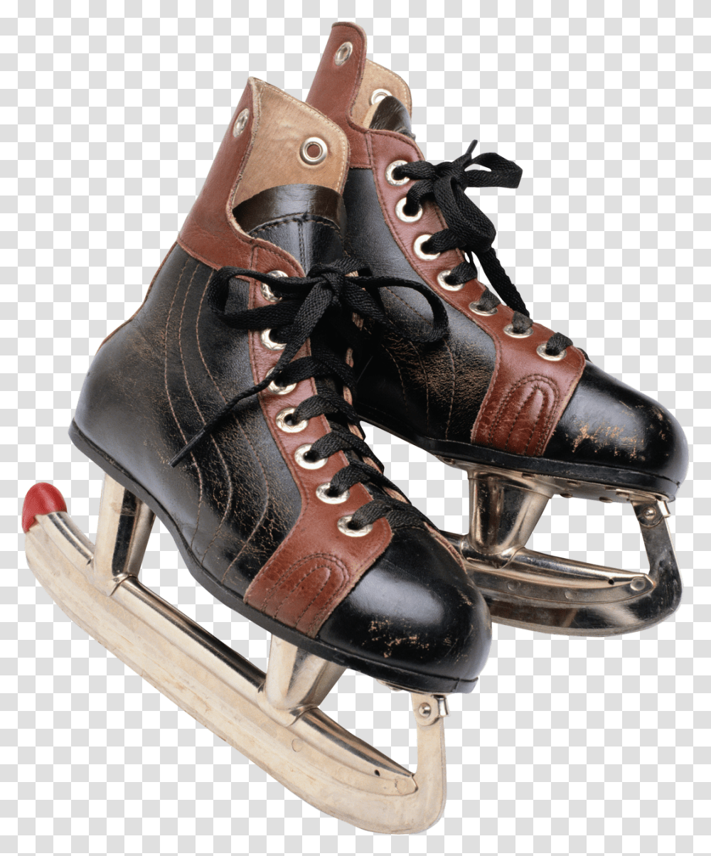 Ice Skates Old Hockey Skates, Apparel, Shoe, Footwear Transparent Png