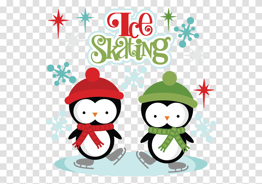 Ice Skating Clipart, Poster, Advertisement, Flyer, Paper Transparent Png