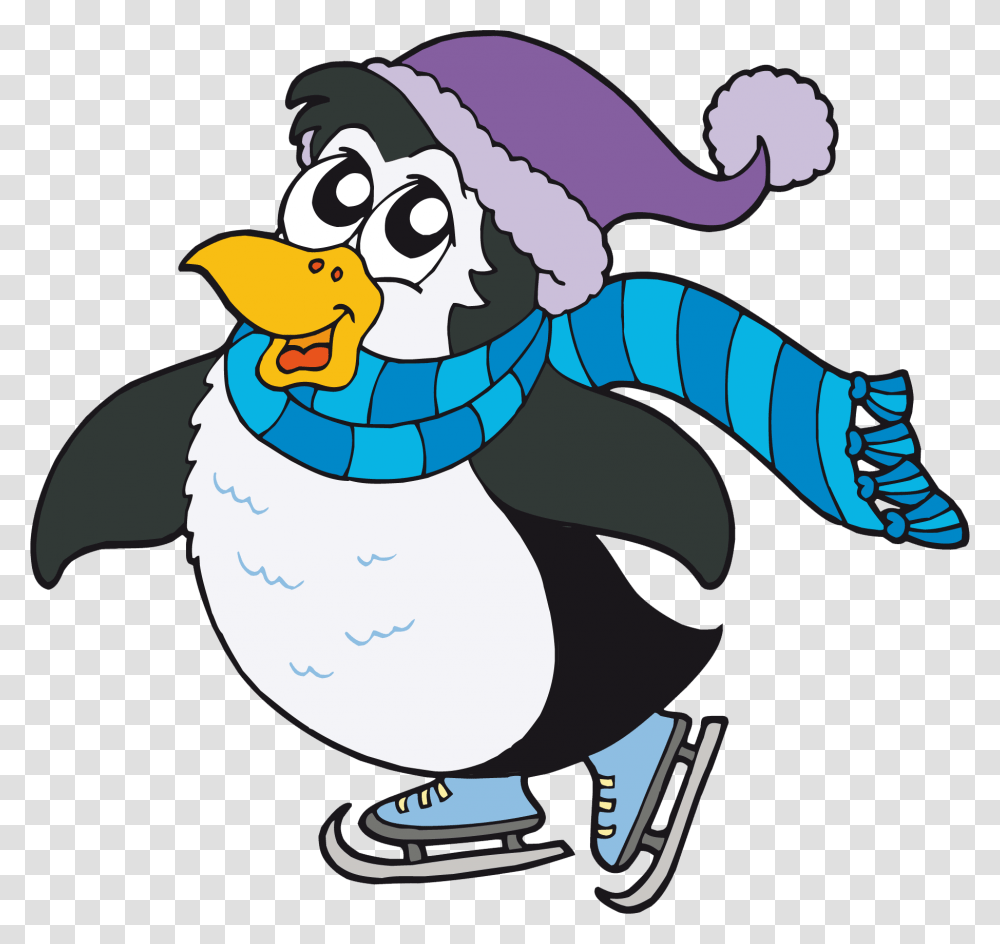 Ice Skating Penguins Applique Group Pin Pin Christmas Ice Skating Penguin Cartoon, Bird, Animal, Snow, Outdoors Transparent Png