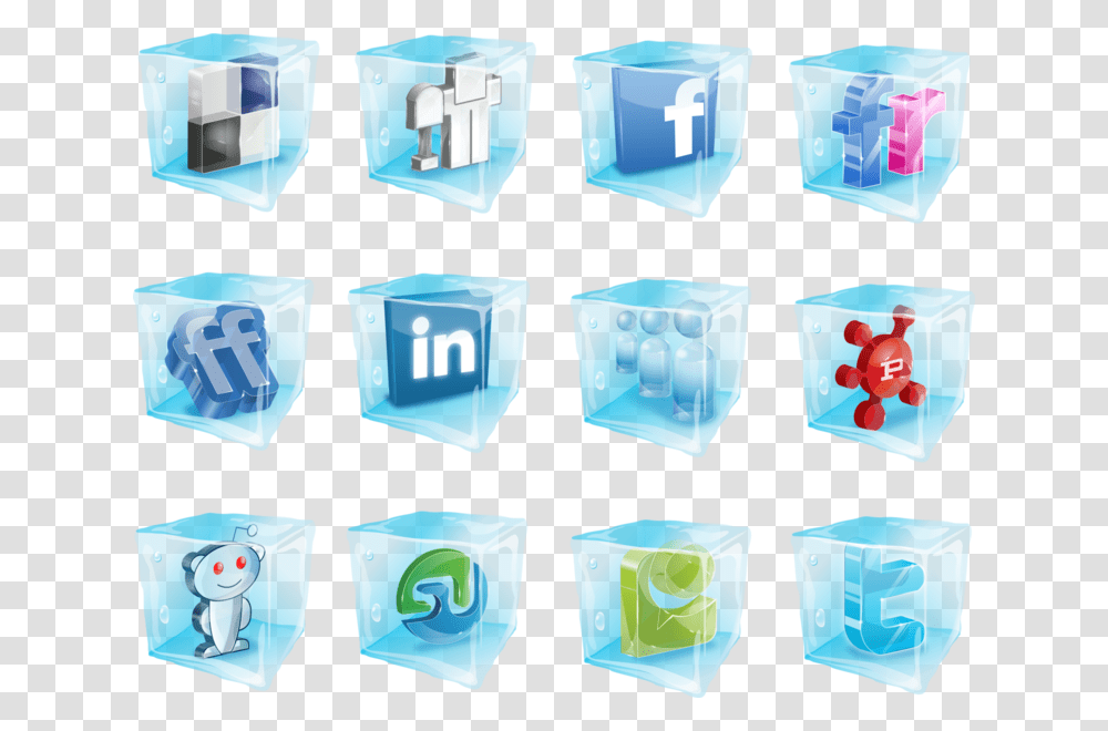 Ice Social Media Icons, Outdoors, Nature, Snow, Frost Transparent Png