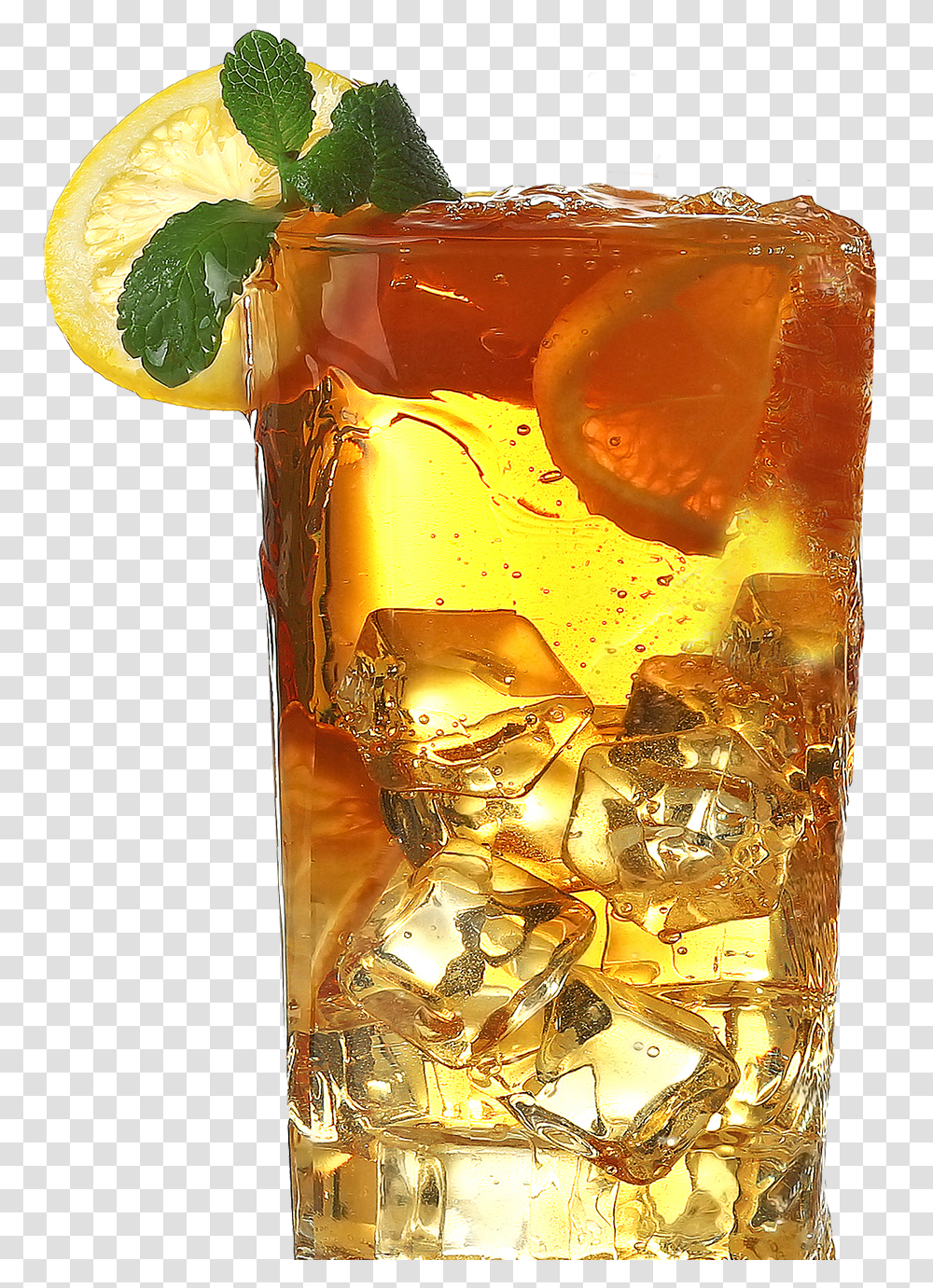 Ice Tea Highball, Cocktail, Alcohol, Beverage, Plant Transparent Png