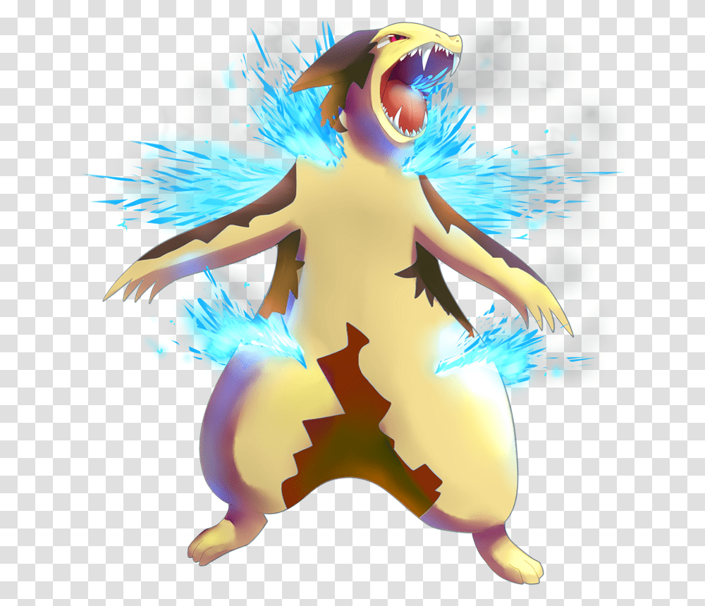 Ice Type Typhlosion, Tree, Plant Transparent Png