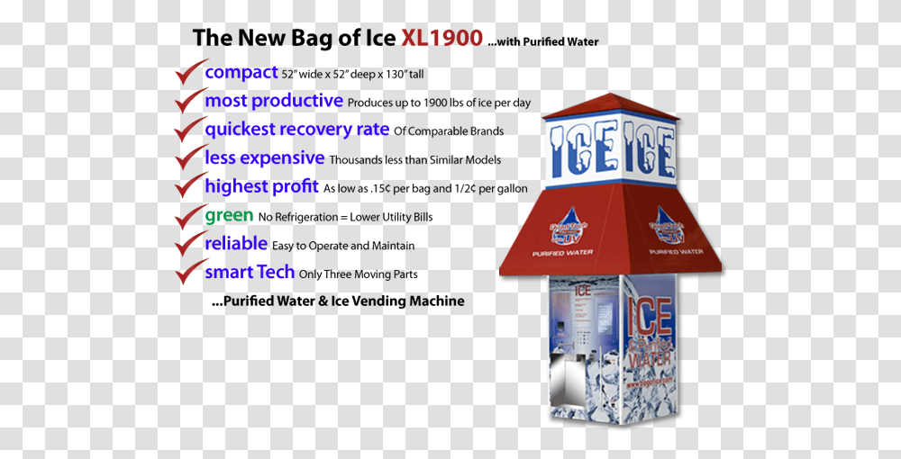 Ice Vending Machine By Bag Of Ice Dry Ice, Kiosk, Shop Transparent Png