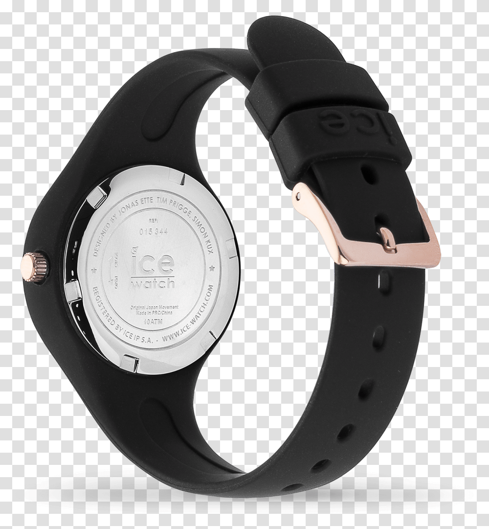 Ice Watch Ice Glam Black Rosegold Numbers Extra Small Ice Watch, Wristwatch, Helmet, Clothing, Apparel Transparent Png