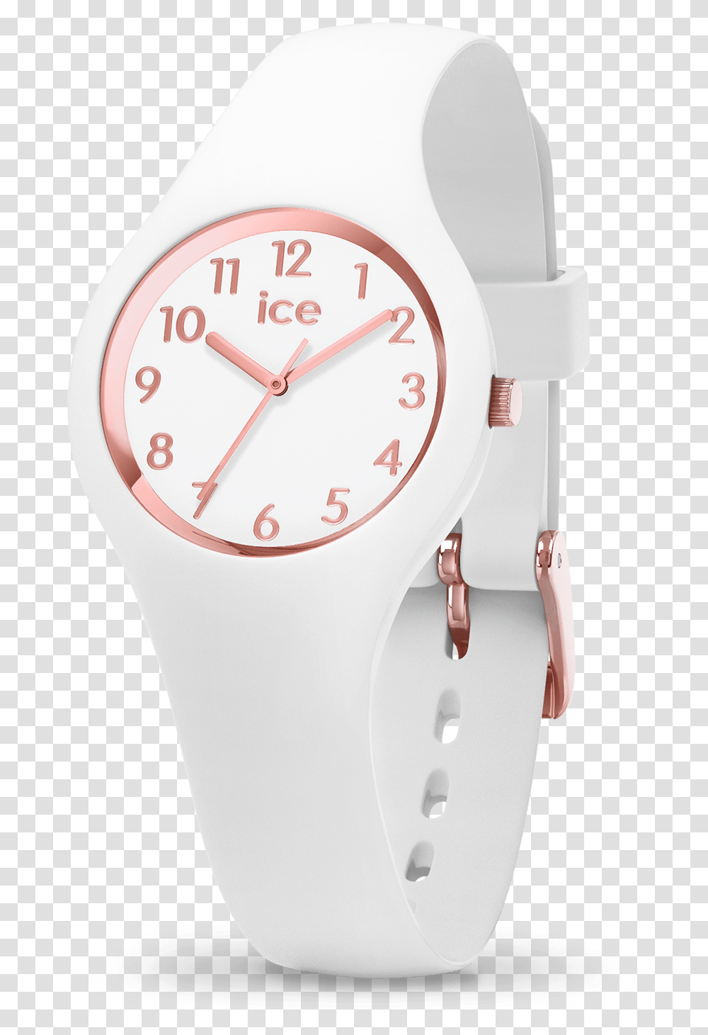Ice Watch Ice Glam White Rosegold Numbers Extra Small Solid, Wristwatch, Analog Clock, Clock Tower, Architecture Transparent Png