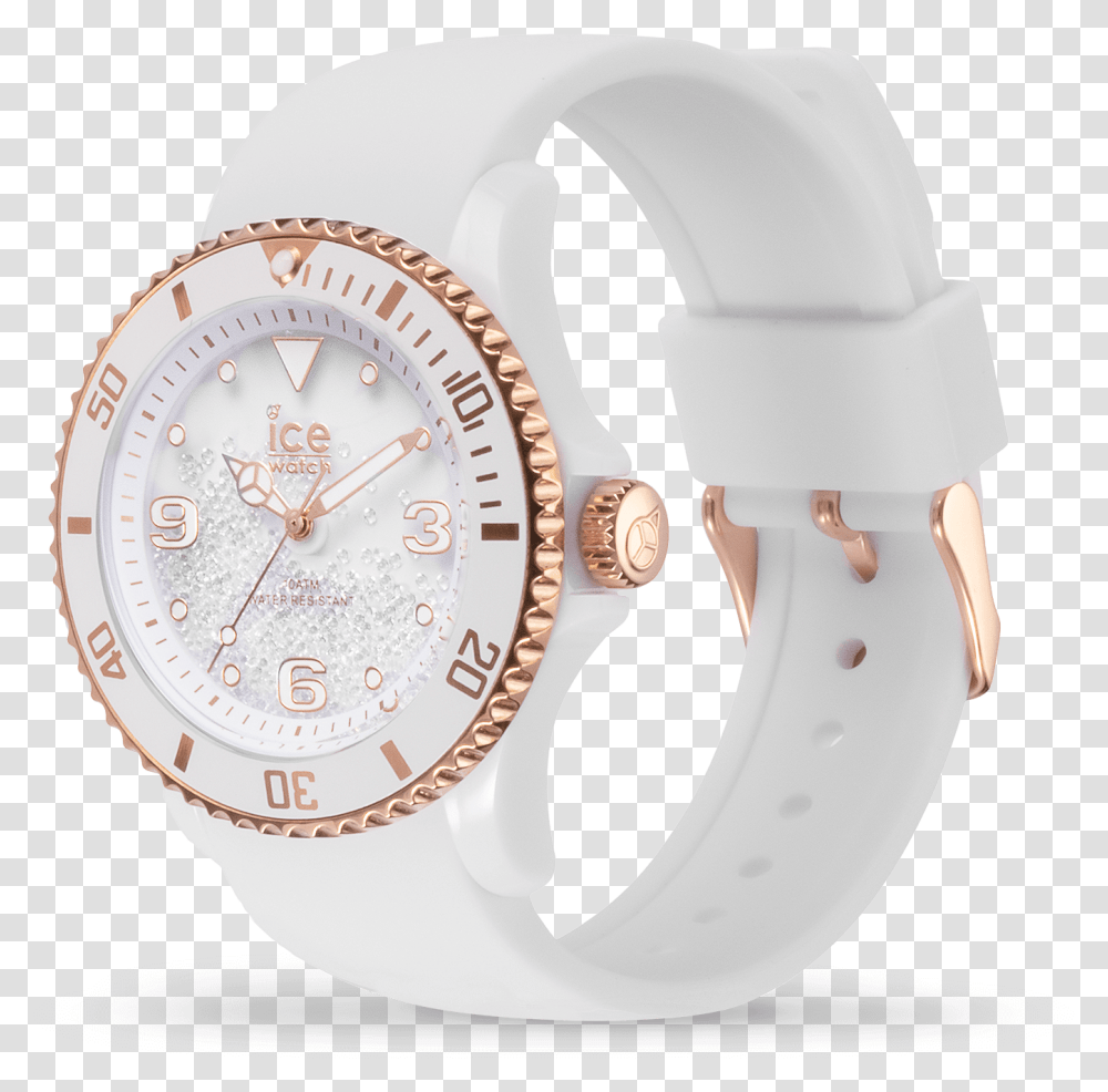 Ice Watch With Swarovski Crystals, Wristwatch, Clock Tower, Architecture, Building Transparent Png