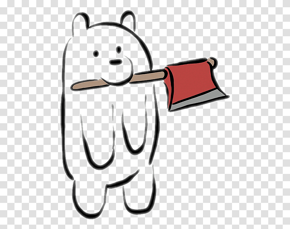 Icebear Webarebears Axe Doodle, Musical Instrument, Brass Section, Horn, Hook Transparent Png