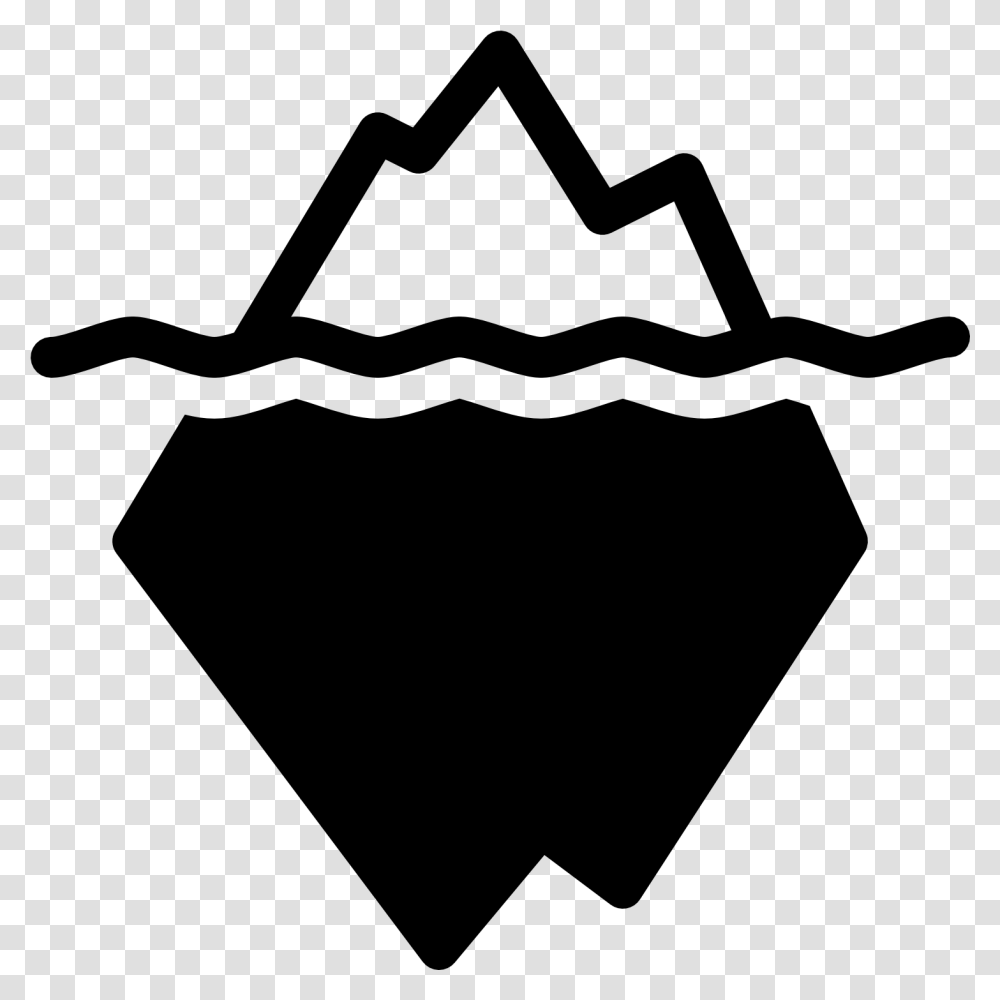 Iceberg Vector Black And White, Gray, World Of Warcraft Transparent Png