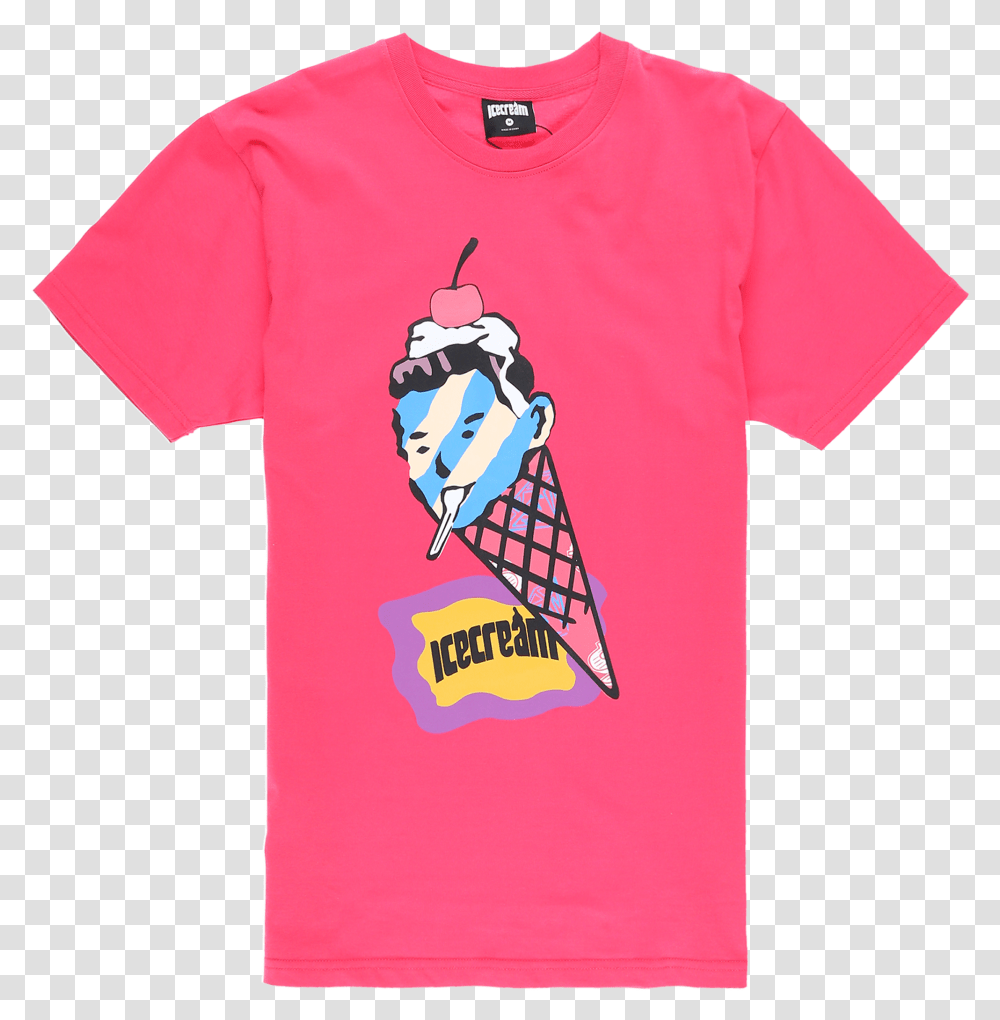 Icecream Cone Head T Shirt Active Shirt, Apparel, T-Shirt, Sleeve Transparent Png