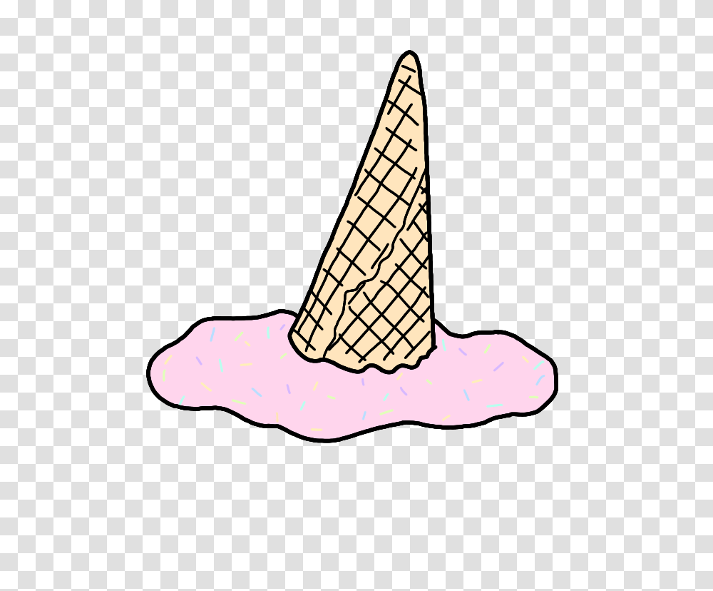Icecream Ice Cream Melt Cone Sprinkles Summer Summervib, Dessert, Food, Creme Transparent Png
