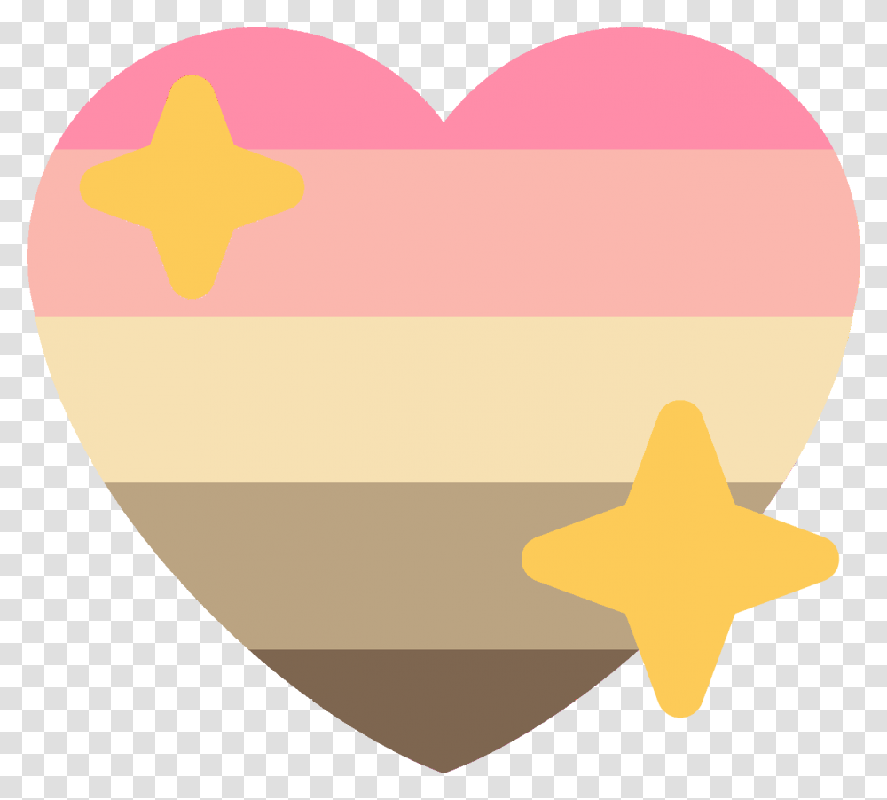 Icecreamgender Pride Discord Emoji Heart, Star Symbol Transparent Png