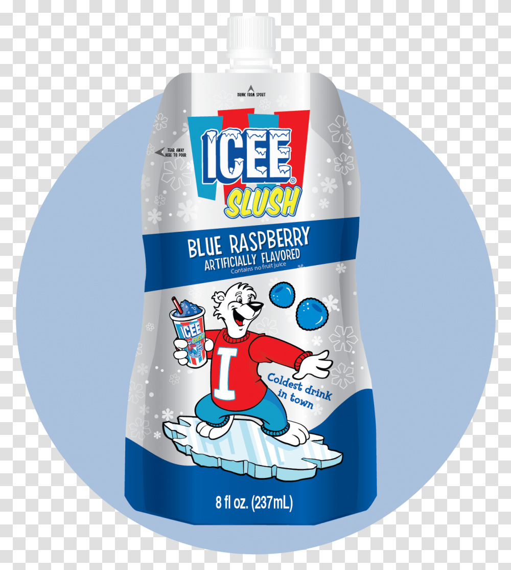 Icee Pouches Are Currently Available In 4 Delicious, Bottle, Label, Sunscreen Transparent Png