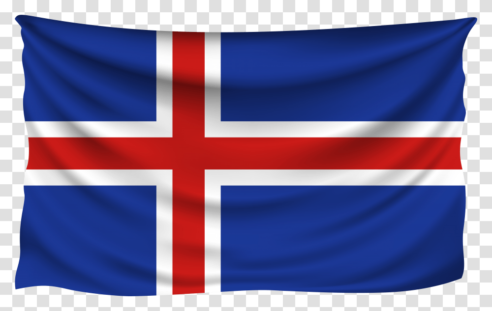 Iceland Flag Flags With Blue And White And Red, American Flag Transparent Png