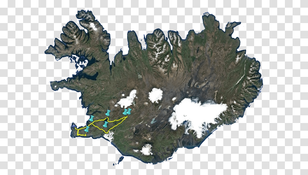Iceland Map, Sea, Outdoors, Water, Nature Transparent Png