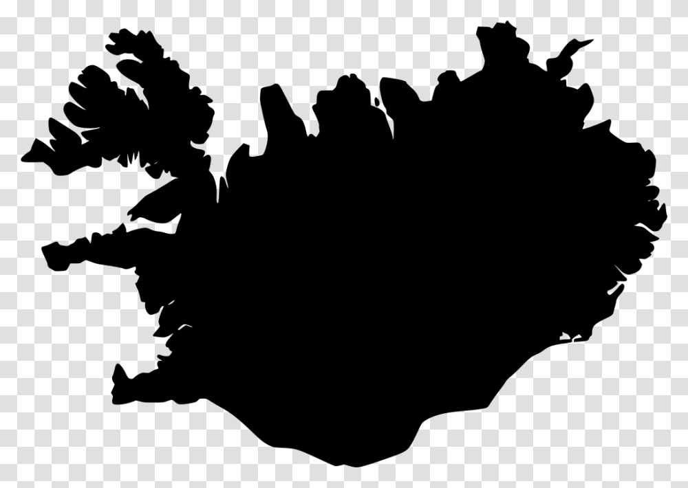 Iceland Map Svg, Gray, World Of Warcraft Transparent Png