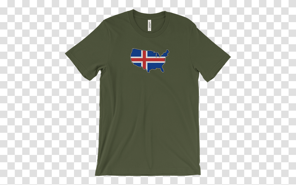 Iceland Usa T Shirt Usa T Shirt Greenland, Apparel, T-Shirt Transparent Png