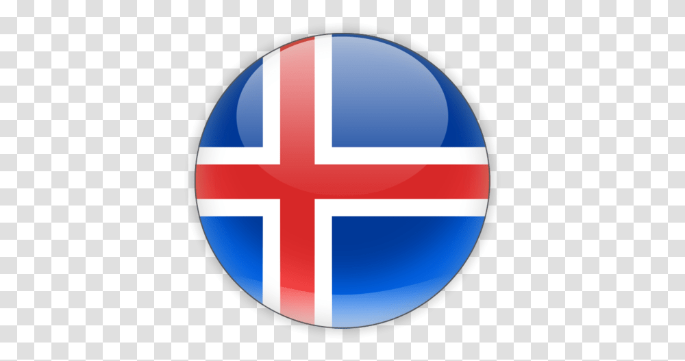 Iceland Vs Turkey - Prediction & Preview Iceland Flag Circle, Logo, Symbol, Trademark, Balloon Transparent Png