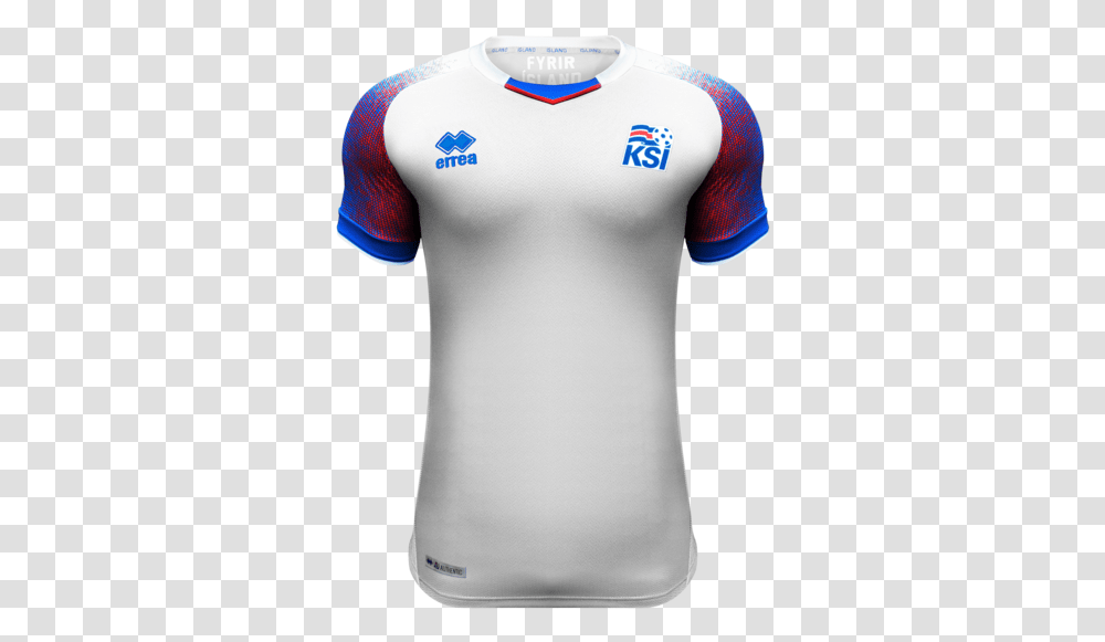 Iceland World Cup 2018 Official Away Jersey Football Association Of Iceland, Clothing, Apparel, Shirt, Undershirt Transparent Png
