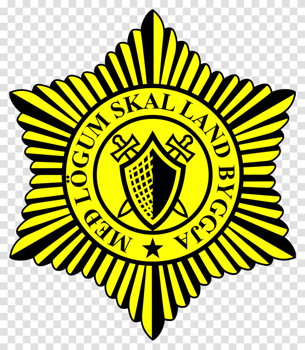 Icelandic Police, Logo, Trademark, Badge Transparent Png