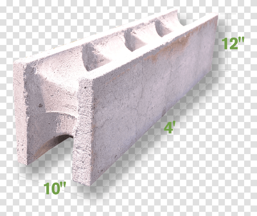 Icf Block, Concrete, Brick, Furniture, Archaeology Transparent Png