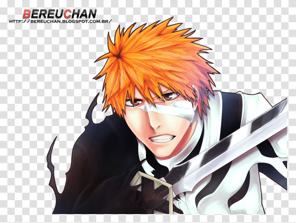 Ichigo Kurosaki Download Cartoon, Manga, Comics, Book, Person Transparent Png