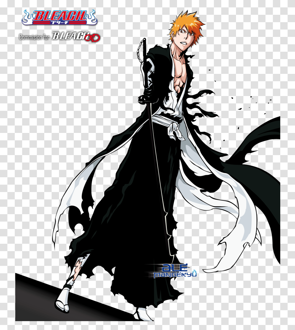 Ichigo Vs Yhwach, Person, Human, Manga, Comics Transparent Png