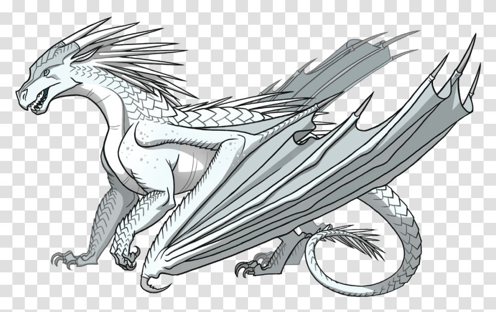 Icicles Drawing Easy Wings Of Fire Icewing, Dragon, Wheel, Machine, Horse Transparent Png