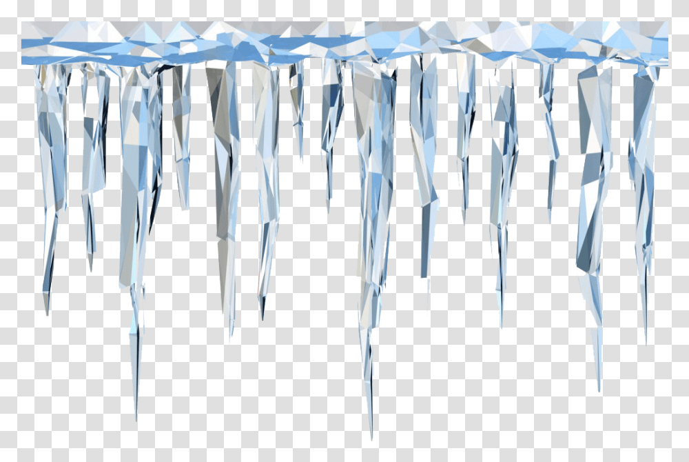 Icicles Free Low Poly Icicle, Nature, Ice, Outdoors, Snow Transparent Png