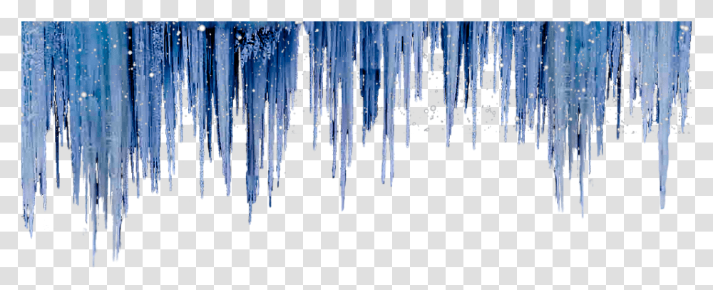 Icicles, Ice, Outdoors, Nature, Snow Transparent Png