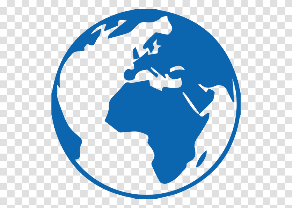 Icon 16 Black And White Globe Africa, Outer Space, Astronomy, Universe, Planet Transparent Png