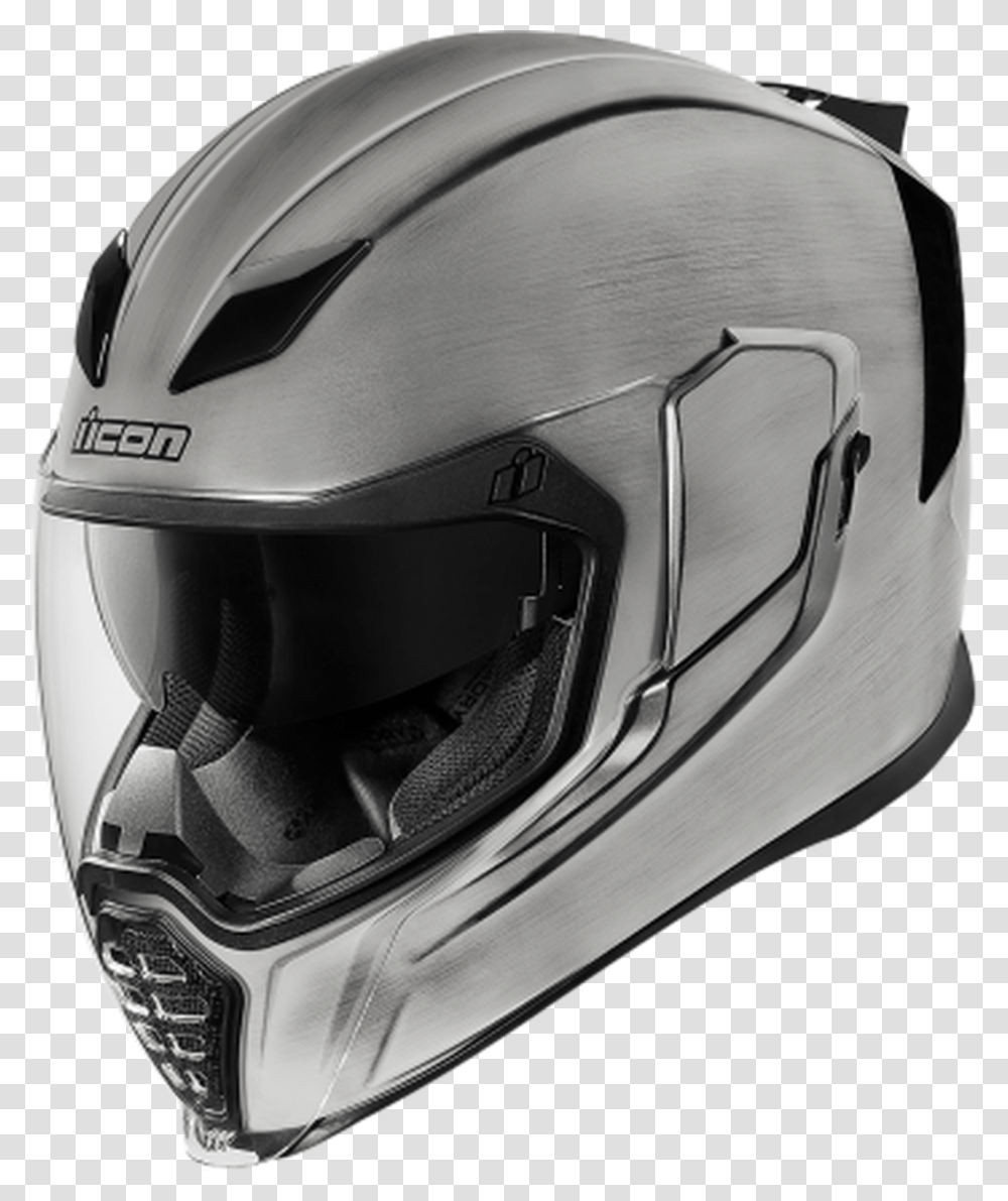 Icon Airflite Quicksilver Helmet, Apparel, Crash Helmet Transparent Png