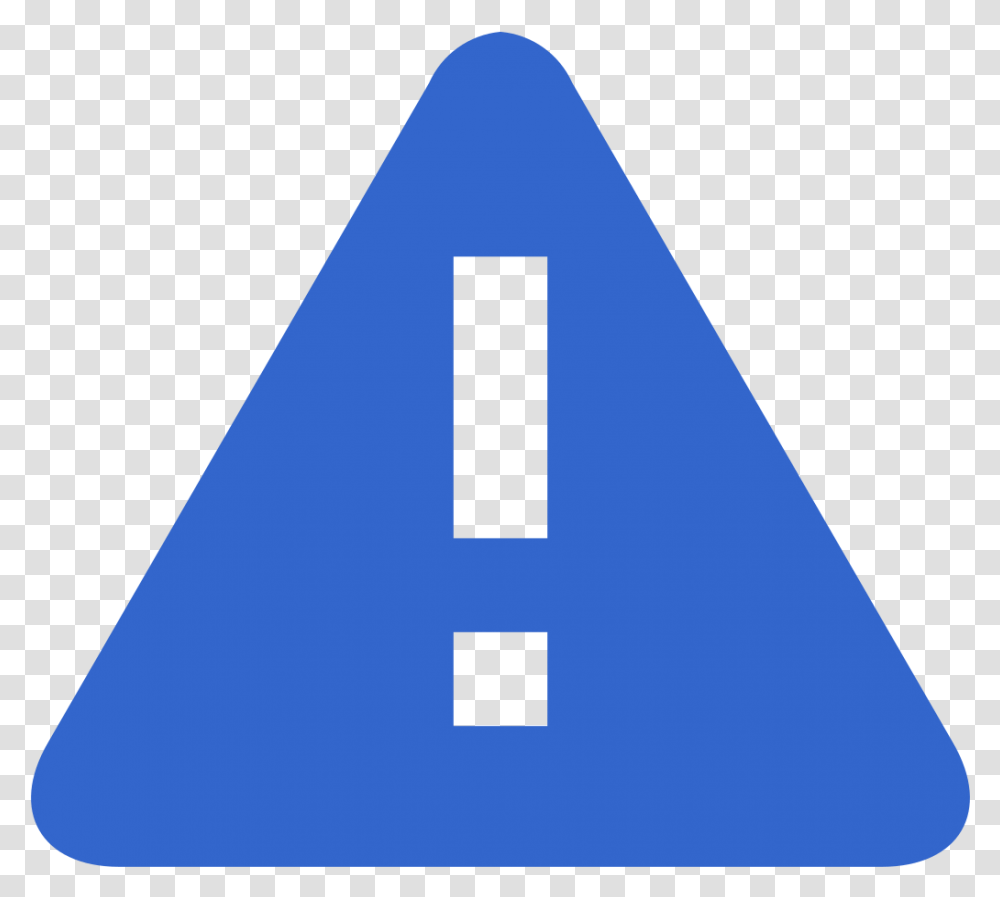 Icon Alerts Blue, Triangle Transparent Png