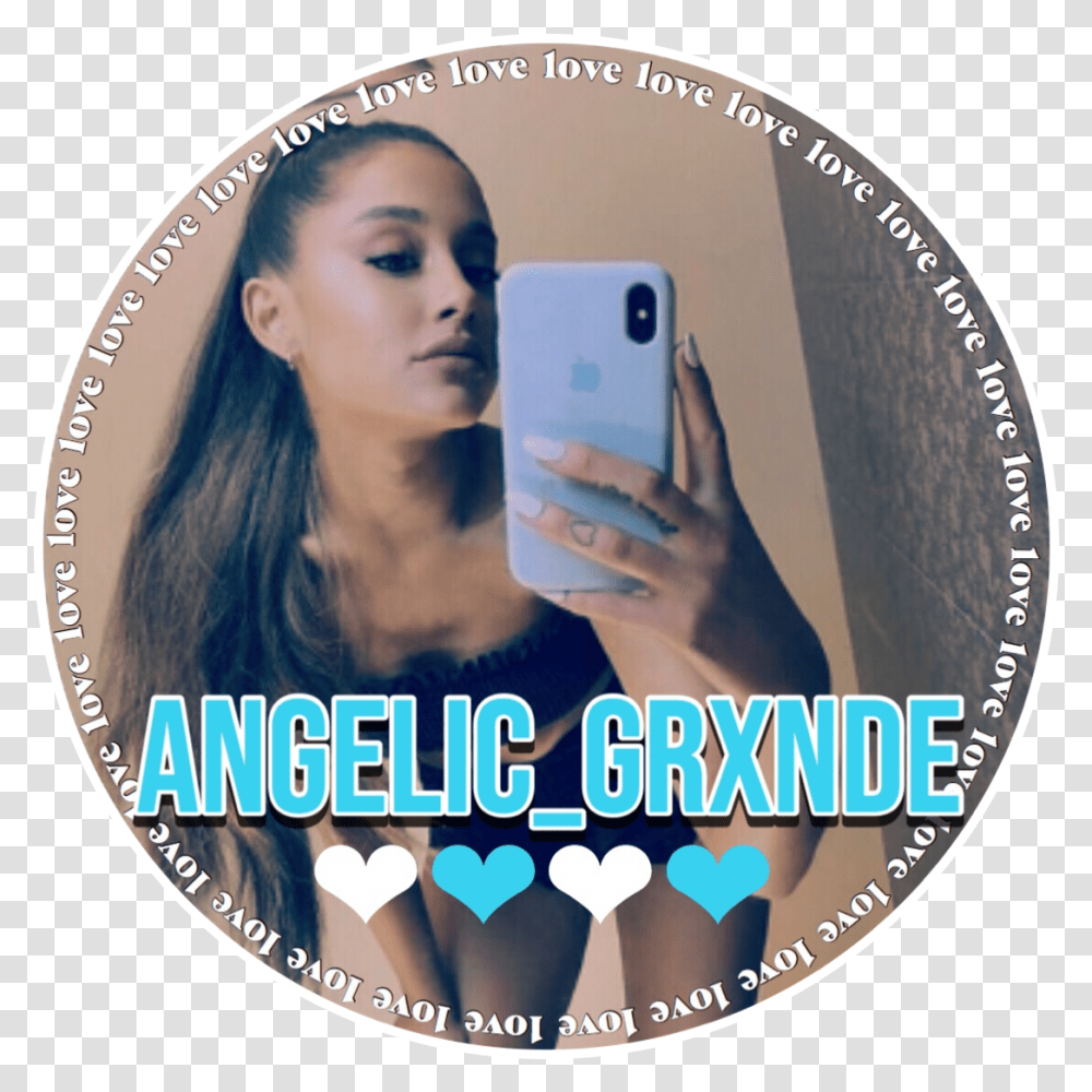 Icon Angelic Sticker By Ariana Grande Iphone 2019, Mobile Phone, Electronics, Cell Phone, Person Transparent Png