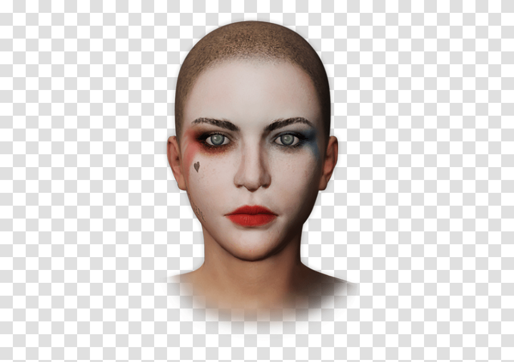 Icon Appearance Makeup Harley Quinn S Makeup Pubg Makeup, Face, Person, Head, Portrait Transparent Png
