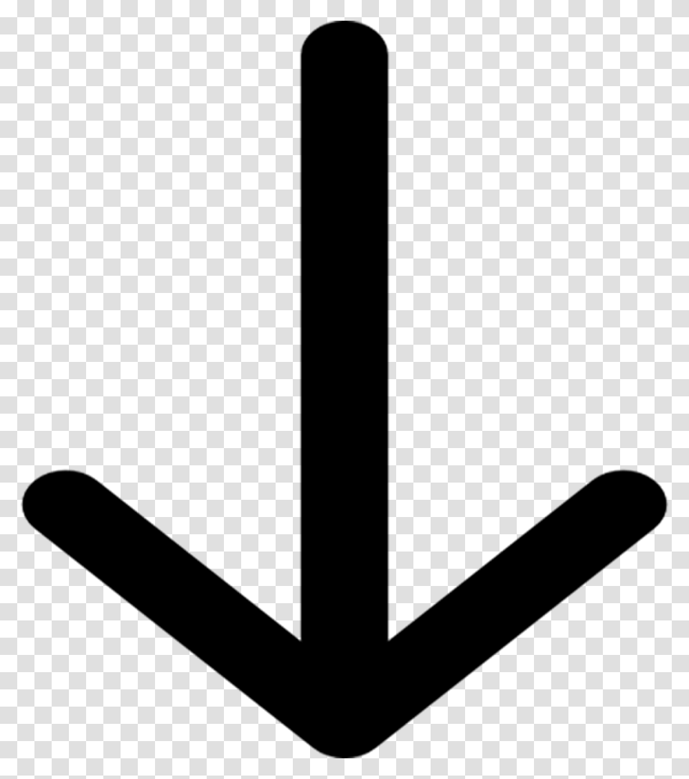 Icon Arrow Pointing Down, Gray, World Of Warcraft Transparent Png