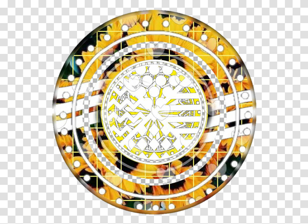 Icon Asthetic Yellow Sticker Decorative, Art, Symbol, Clock Tower, Sundial Transparent Png