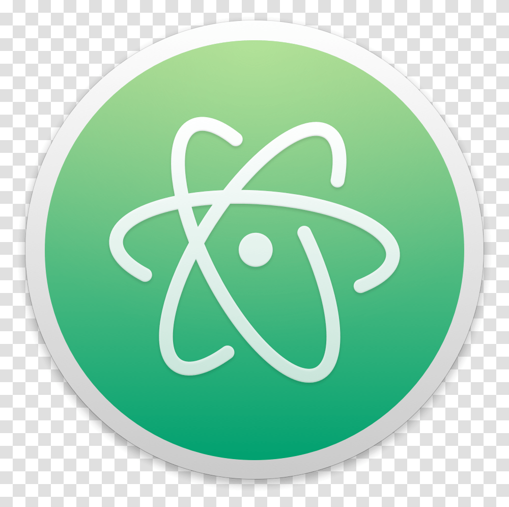 Icon Atom Editor Icon, Logo, Trademark Transparent Png