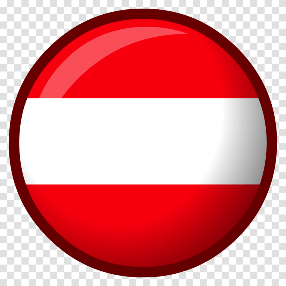 Icon Austria Flag Circle, Logo, Trademark, Balloon Transparent Png